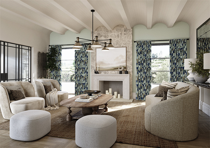 Nicobar, Blue Lagoon - Made to Measure Curtain - Image 7